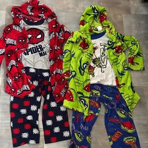 Spider-Man and Ninja Turtles Kids Pajama Set